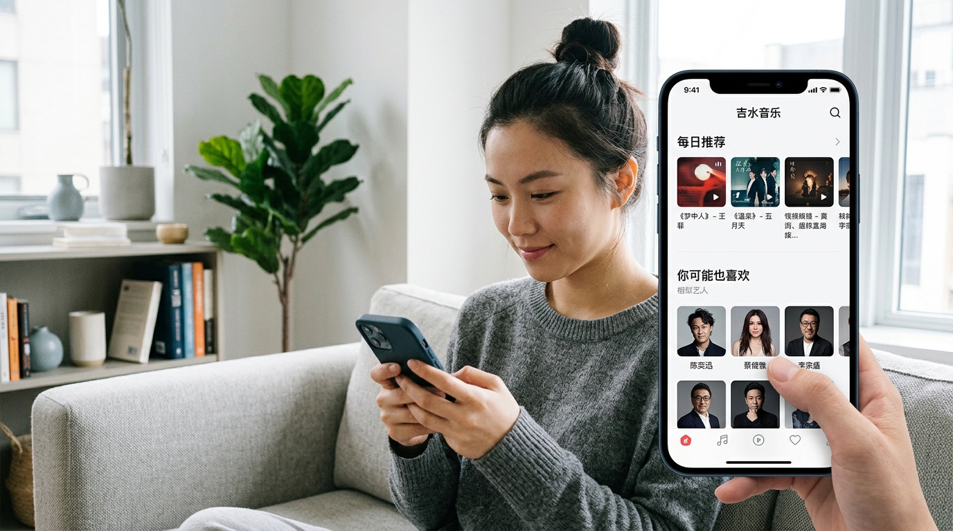 汽水音乐个性化推荐功能界面展示