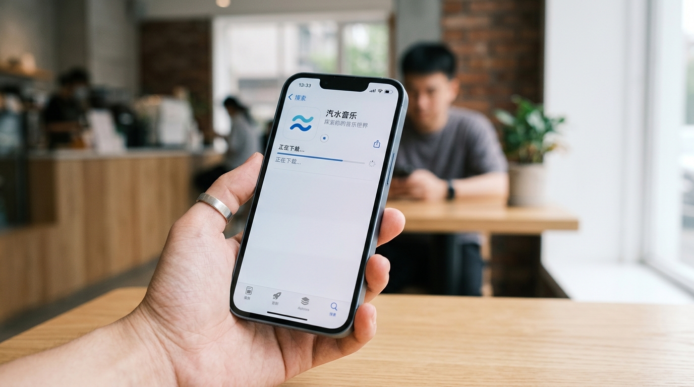 汽水音乐下载安装步骤示意图