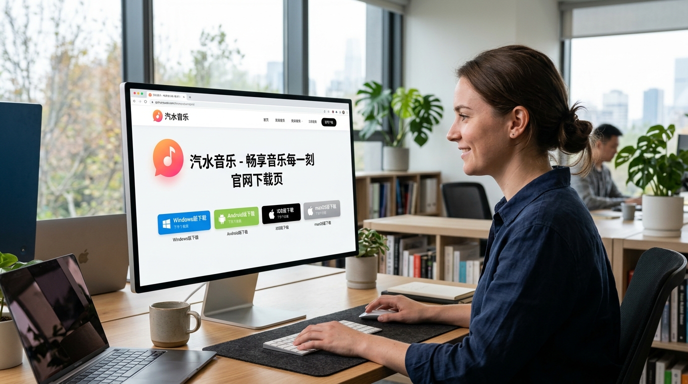 汽水音乐下载官方入口与正版图标识别