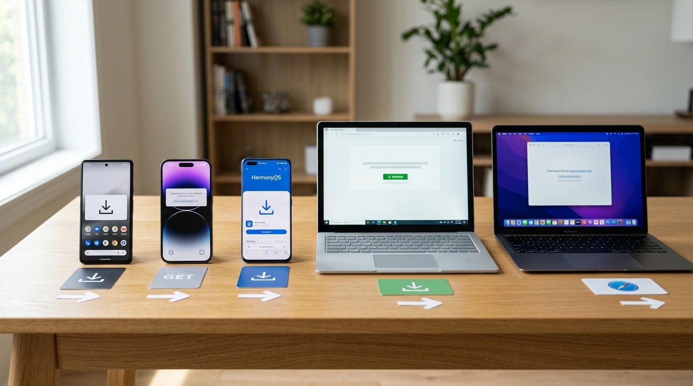 汽水音乐下载在安卓iPhone鸿蒙Windows macOS的平台区别